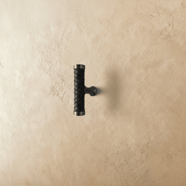 Braided Leather Cabinet Knobs & Drawer Pulls, Kitchen & Dresser, 2.1-12.5in