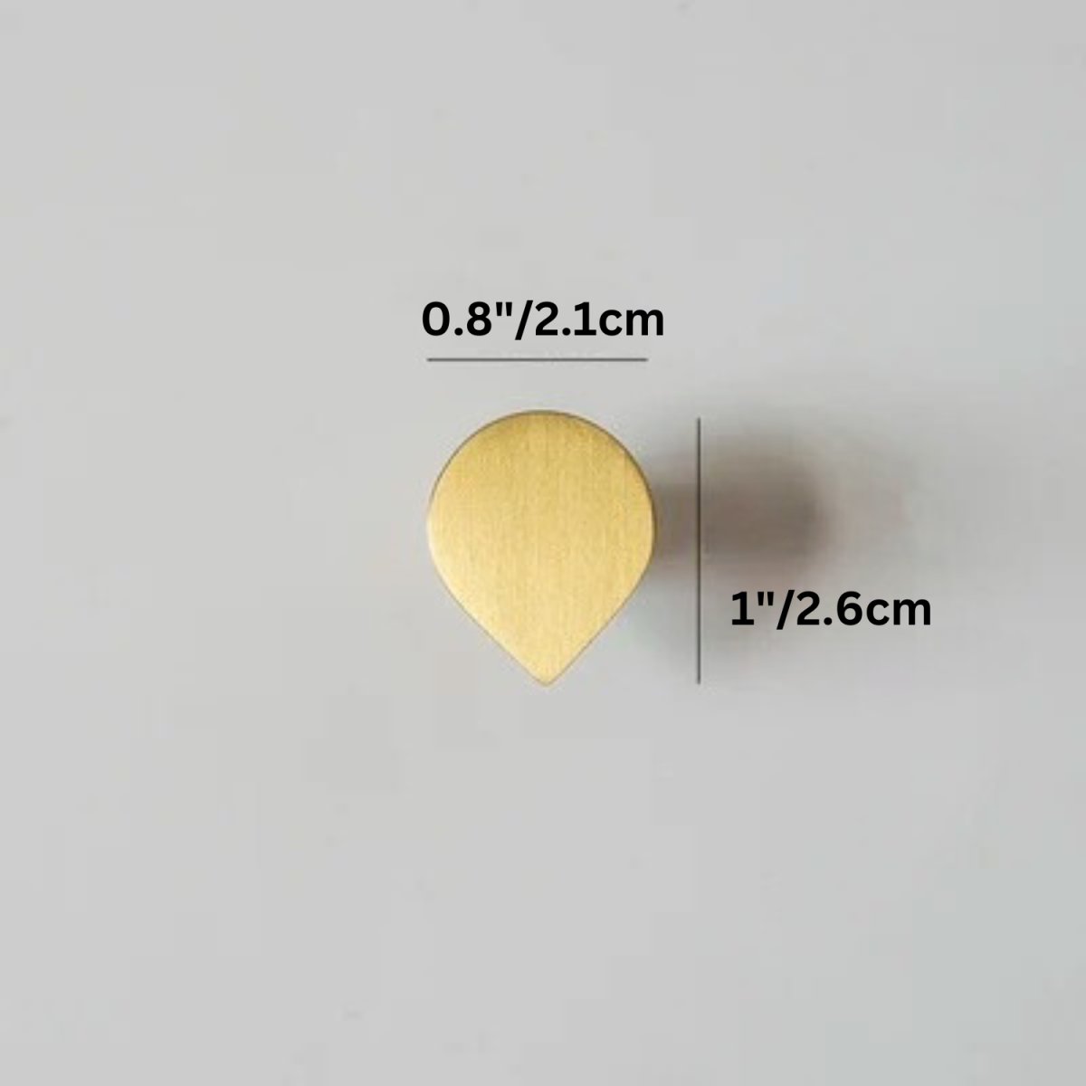 Solid Brass Cabinet Knobs & Drawer Pulls, Modern Dresser & Wardrobe Hardware, Golden Brass Tone, Set of 2 Left & Right, 0.8-8.8in