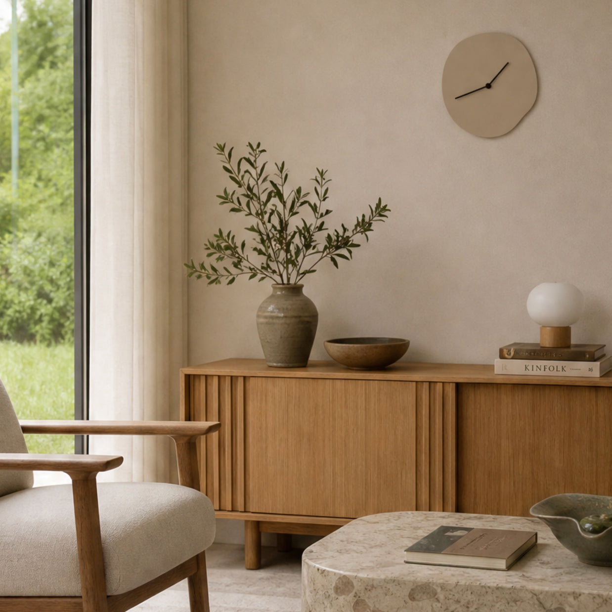 EERO: Minimalistische Wandklok
