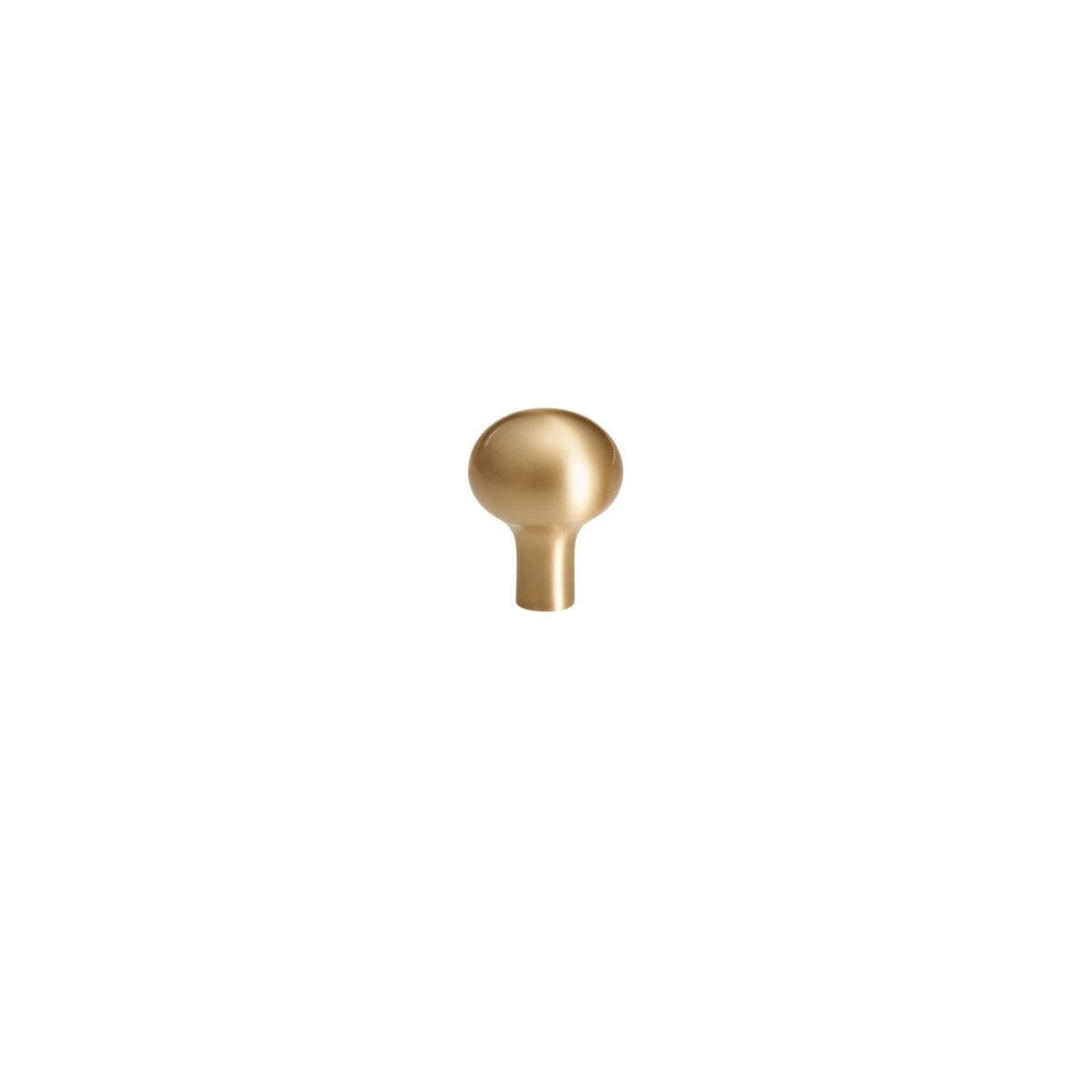 Brushed Brass Cabinet Knobs & Drawer Pull Bars, Modern Kitchen & Bedroom Hardware, Rounded Edges, Set of 2 Pieces, 0.9-8.8in