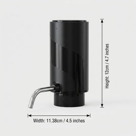 Electric Wine Aerator & Dispenser, Rechargeable Wine Pourer Pump, 4.7in