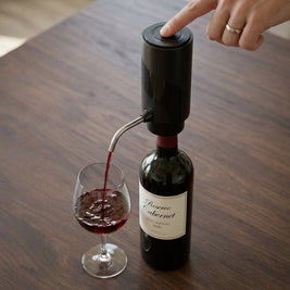 Electric Wine Aerator & Dispenser, Rechargeable Wine Pourer Pump, 4.7in