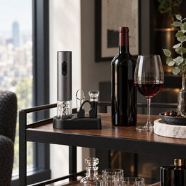 Electric Wine Opener, Automatic Corkscrew & Foil Cutter, 1 or 5 Piece Set