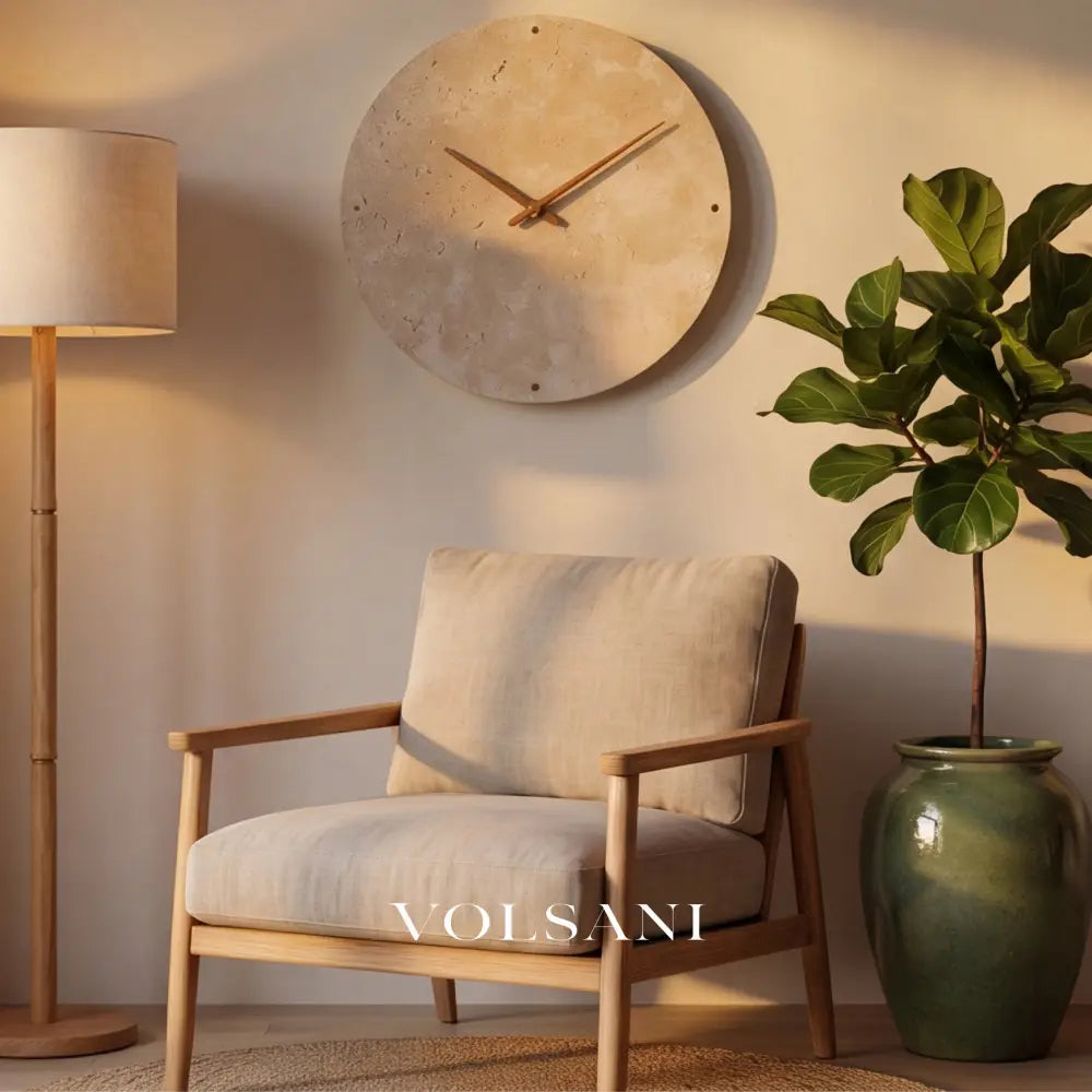 ELLE: Travertijn Wandlamp - Volsani