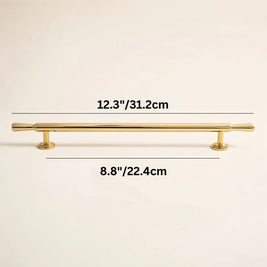 Knob & T-Bar Cabinet Pulls, Modern Kitchen & Dresser Hardware, Gold-Tone Finish, Set of 2 in 6 Sizes, 1.2-8.8in