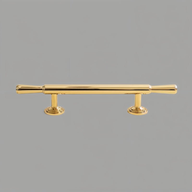 Knob & T-Bar Cabinet Pulls, Modern Kitchen & Dresser Hardware, Gold-Tone Finish, Set of 2 in 6 Sizes, 1.2-8.8in