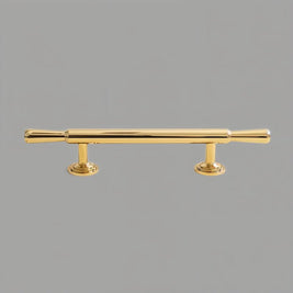 Knob & T-Bar Cabinet Pulls, Modern Kitchen & Dresser Hardware, Gold-Tone Finish, Set of 2 in 6 Sizes, 1.2-8.8in