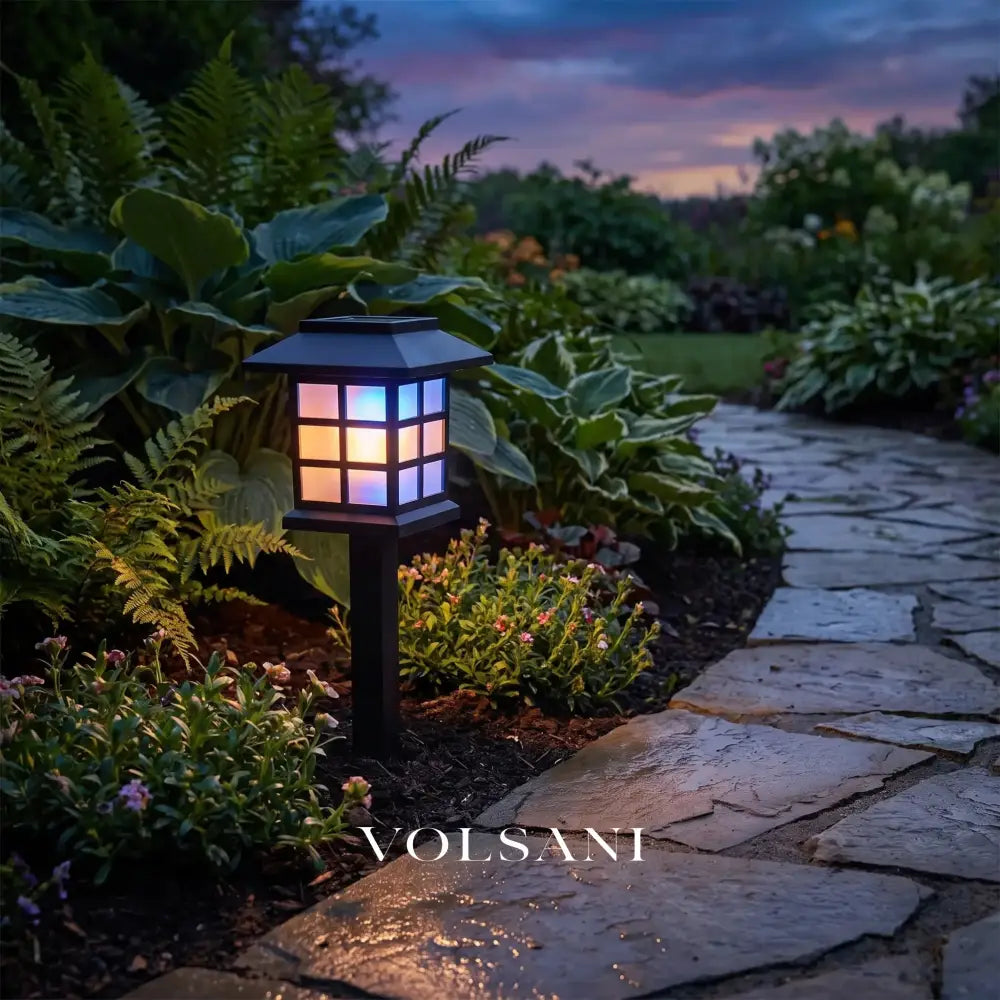 EMIL: Solar Tuinpad Verlichting (Set van 2) - Volsani