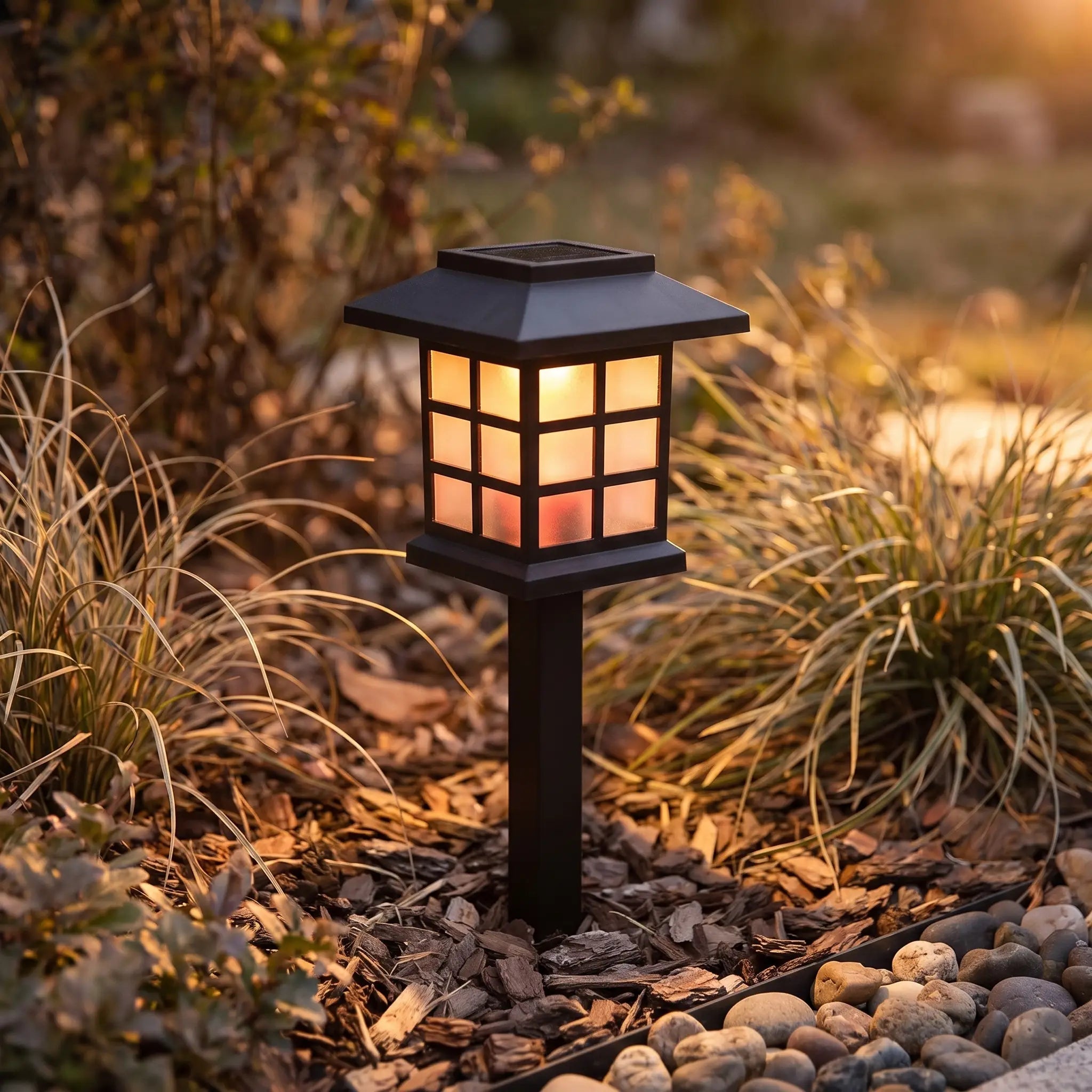 EMIL: Solar Tuinpad Verlichting (Set van 2) - Volsani