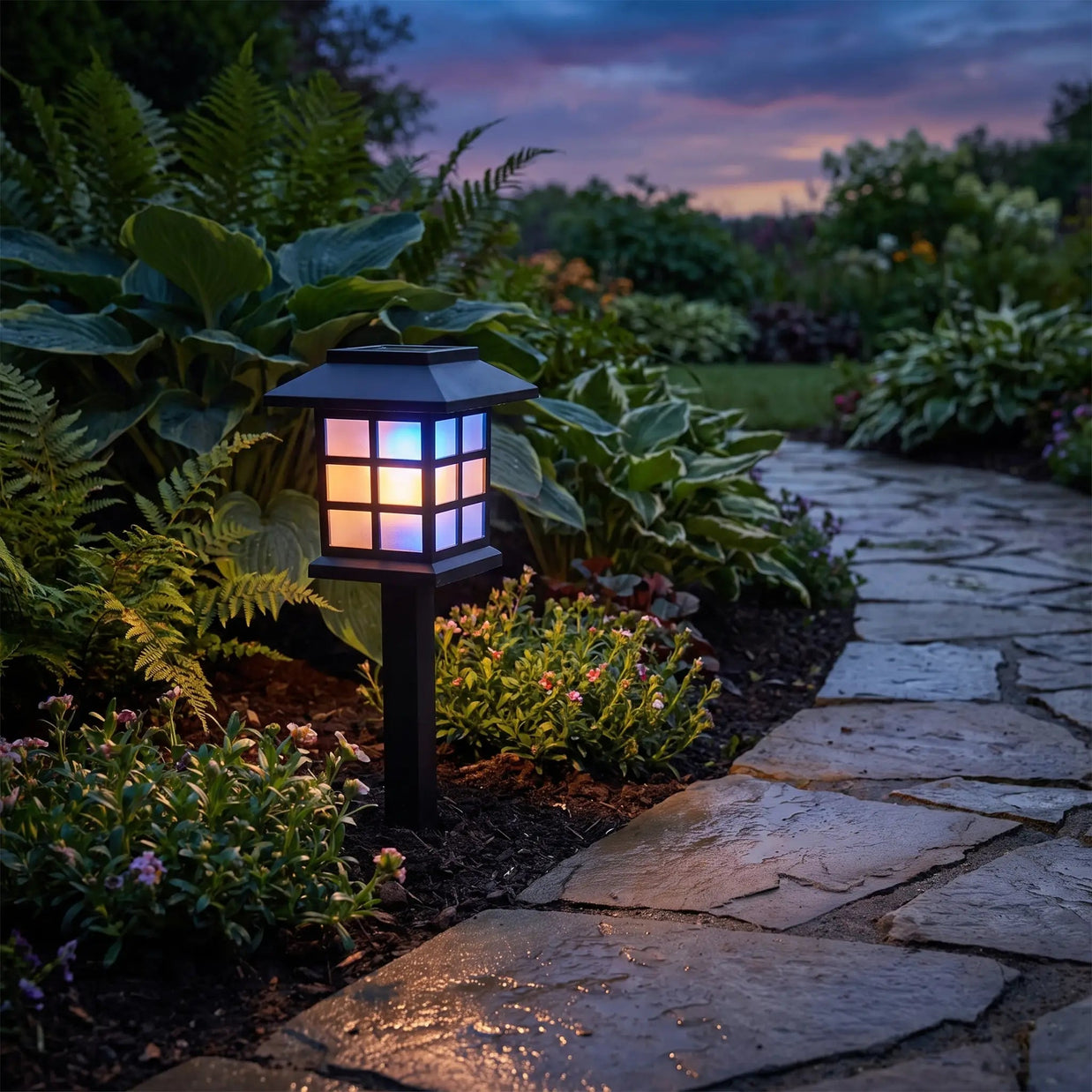 EMIL: Solar Tuinpad Verlichting (Set van 2) - Volsani