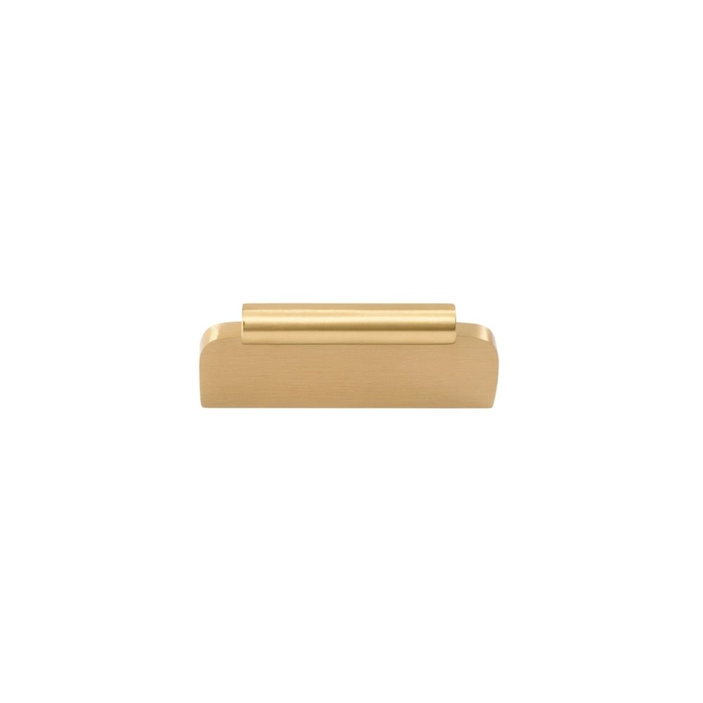 Textured Brass Cabinet Knobs & Drawer Pulls, Modern Kitchen & Wardrobe Hardware, Two Bar Profiles, Set of 2 Pieces, 0.9-2.5in