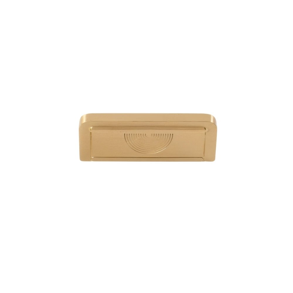 Textured Brass Cabinet Knobs & Drawer Pulls, Modern Kitchen & Wardrobe Hardware, Two Bar Profiles, Set of 2 Pieces, 0.9-2.5in