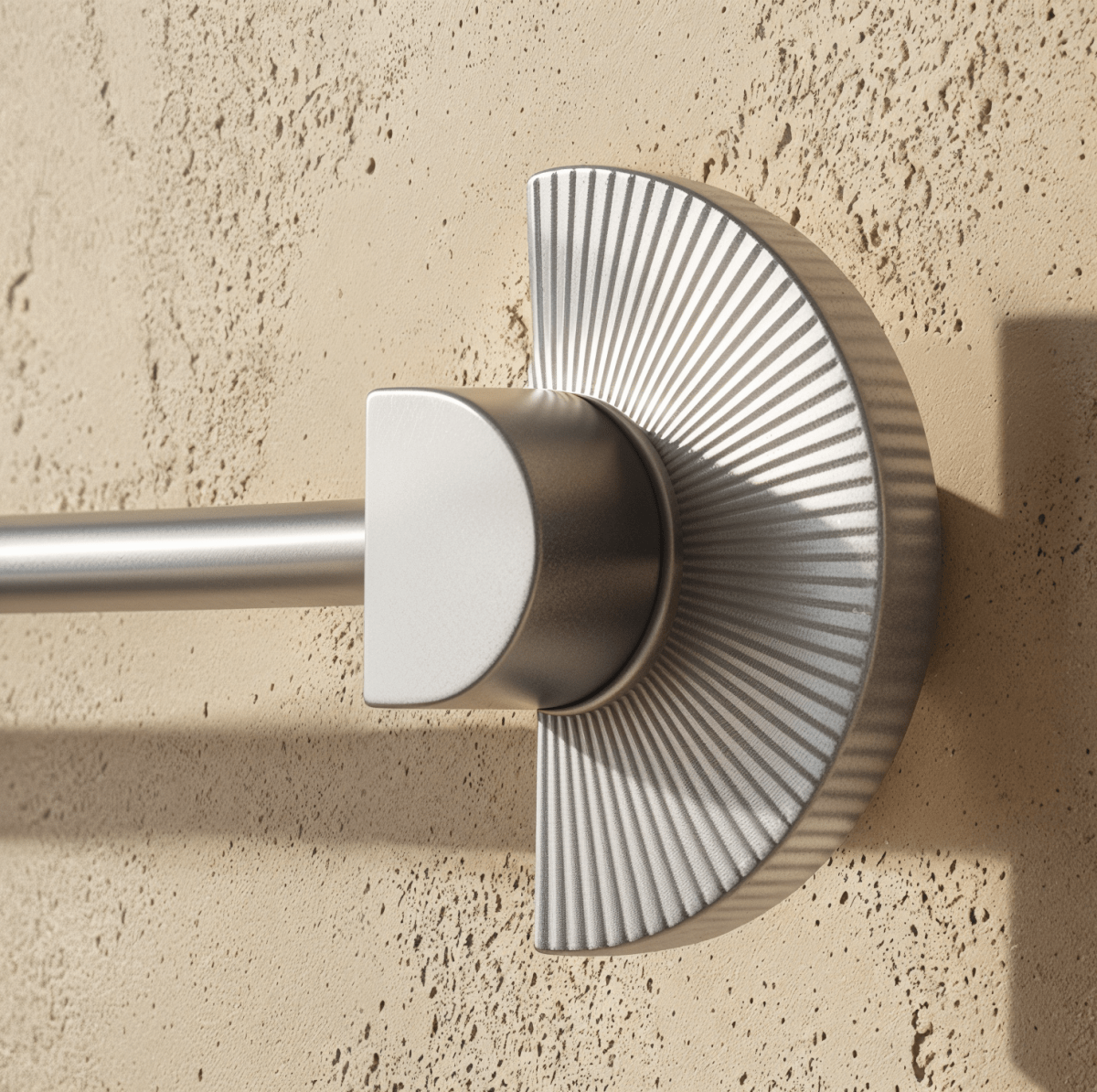 Brass Fan-Shaped Cabinet Knobs & Drawer Pulls, Vintage Kitchen & Dresser Hardware, Brass or Chrome, Set of 2, 2-7.6in