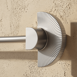 Brass Fan-Shaped Cabinet Knobs & Drawer Pulls, Vintage Kitchen & Dresser Hardware, Brass or Chrome, Set of 2, 2-7.6in