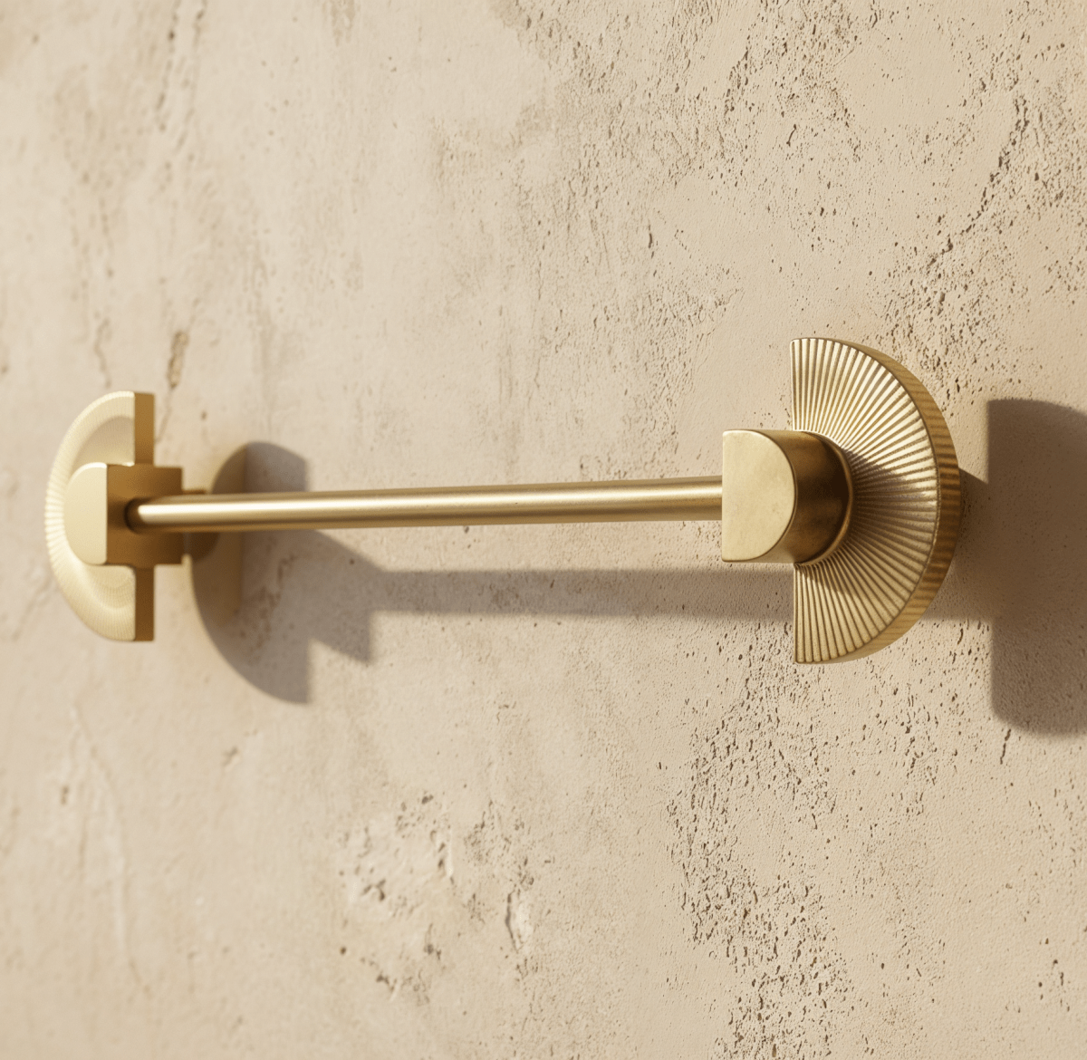 Brass Fan-Shaped Cabinet Knobs & Drawer Pulls, Vintage Kitchen & Dresser Hardware, Brass or Chrome, Set of 2, 2-7.6in