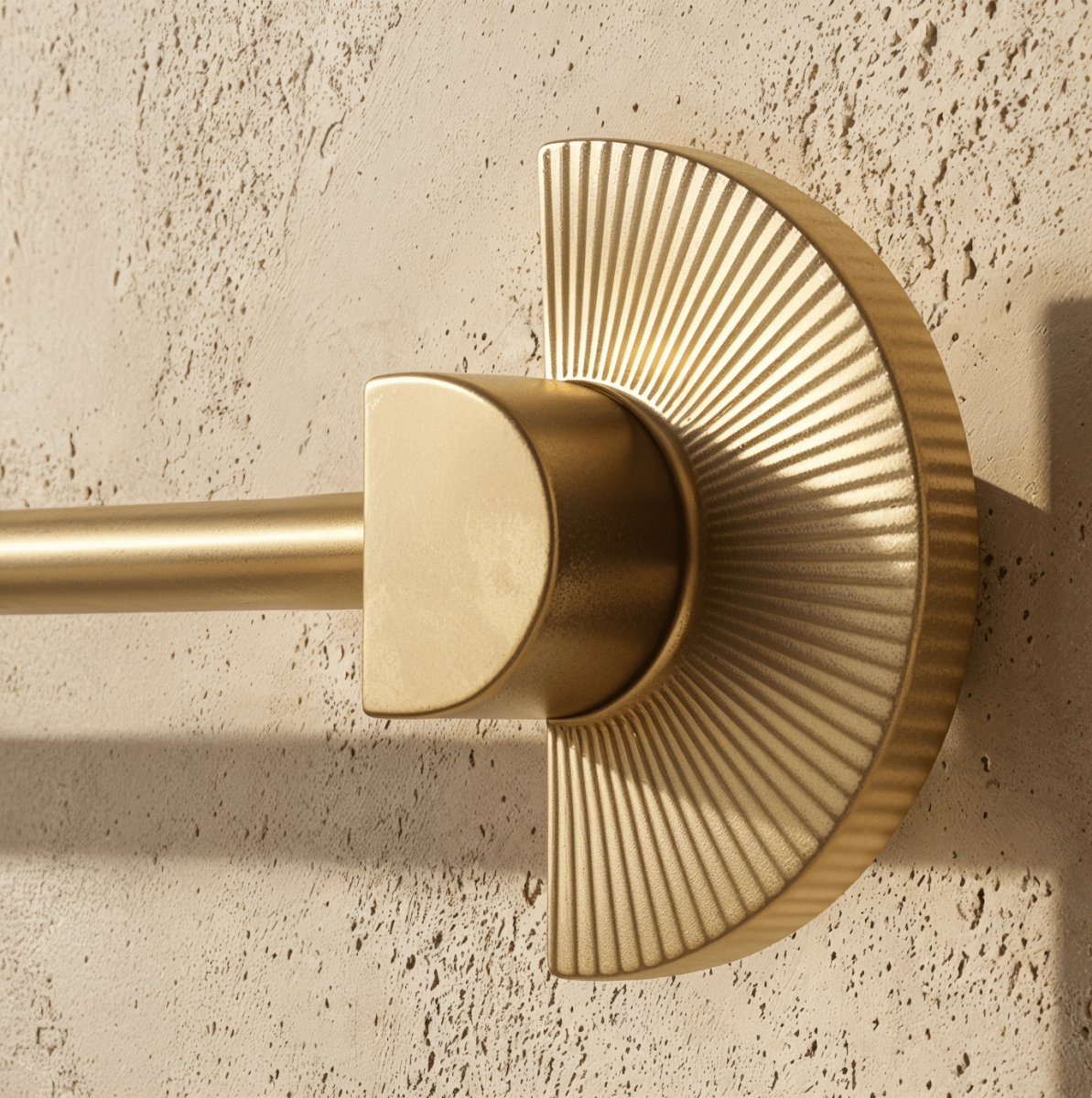 Brass Fan-Shaped Cabinet Knobs & Drawer Pulls, Vintage Kitchen & Dresser Hardware, Brass or Chrome, Set of 2, 2-7.6in