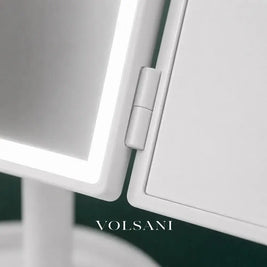FEMKE: Opvouwbare Make-upspiegel – Drieluik met LED & 2x/3x Vergroting - Volsani