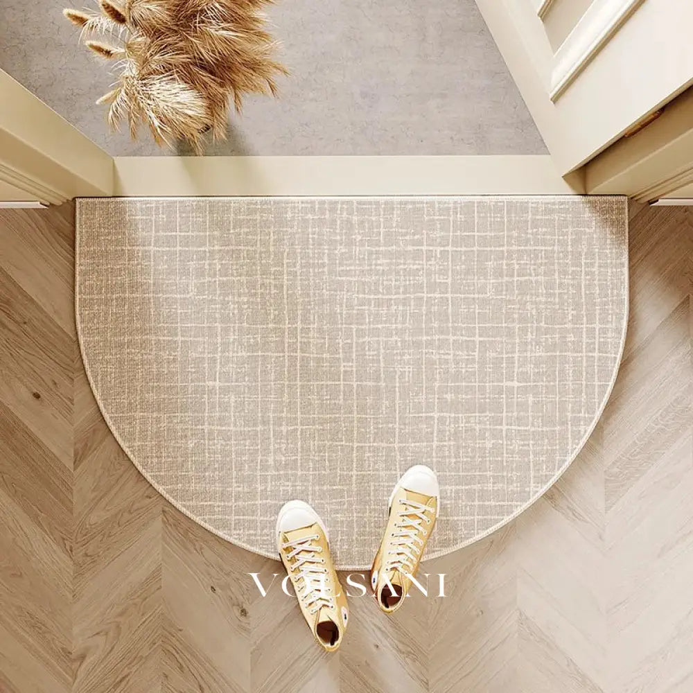 FLEUR: Halfronde Deurmat – Antislip Entreemat - Volsani