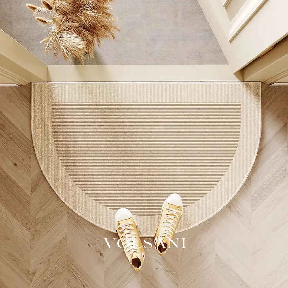 FLEUR: Halfronde Deurmat – Antislip Entreemat - Volsani