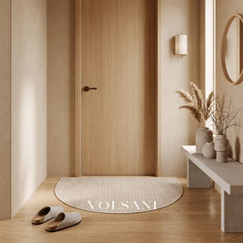 FLEUR: Halfronde Deurmat – Antislip Entreemat - Volsani