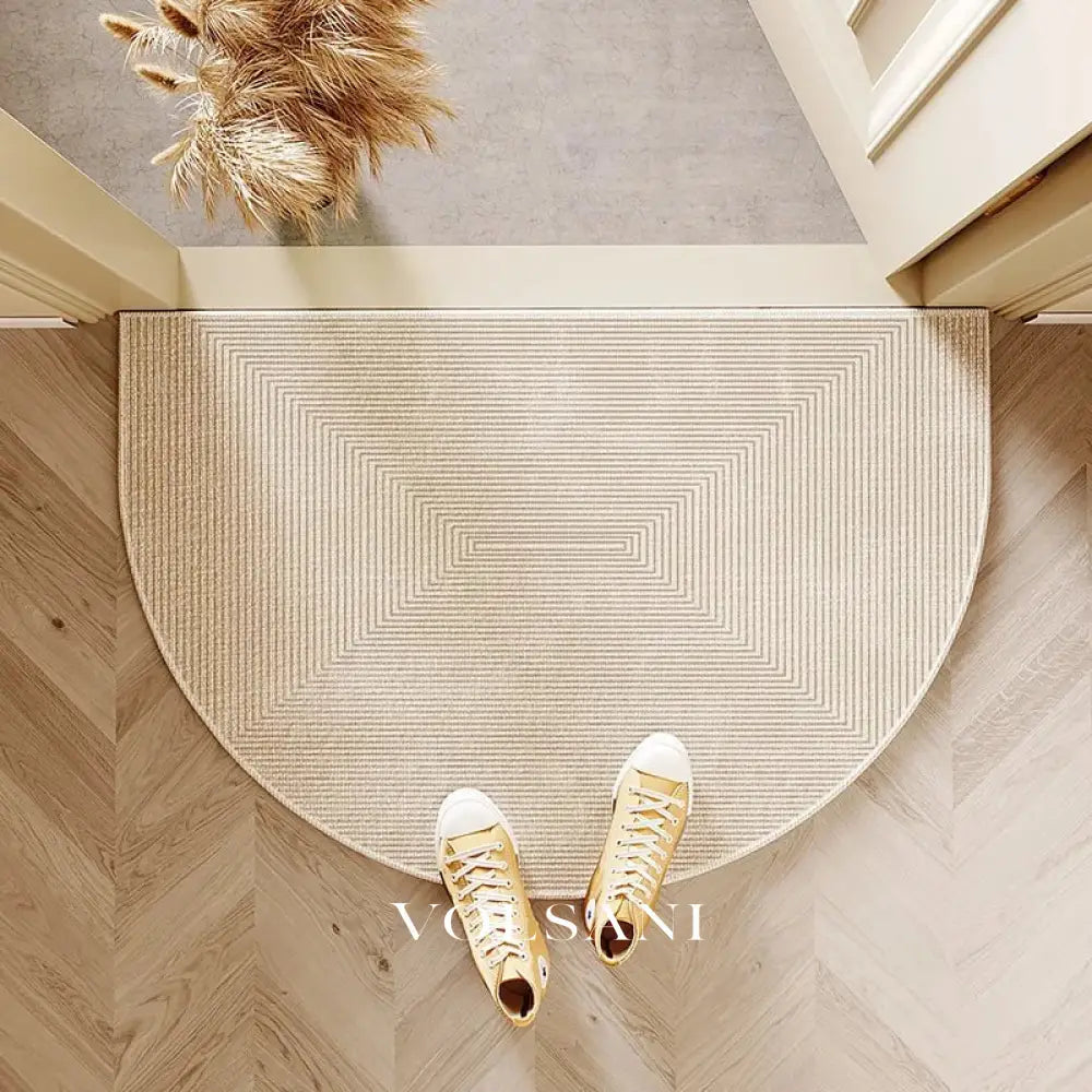FLEUR: Halfronde Deurmat – Antislip Entreemat - Volsani