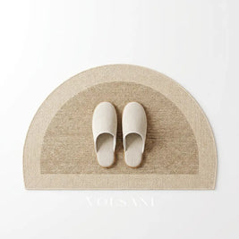 FLEUR half-round doormat style 3 on white background