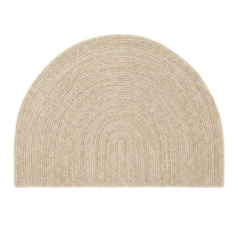 FLEUR half-round doormat style 5 on white background