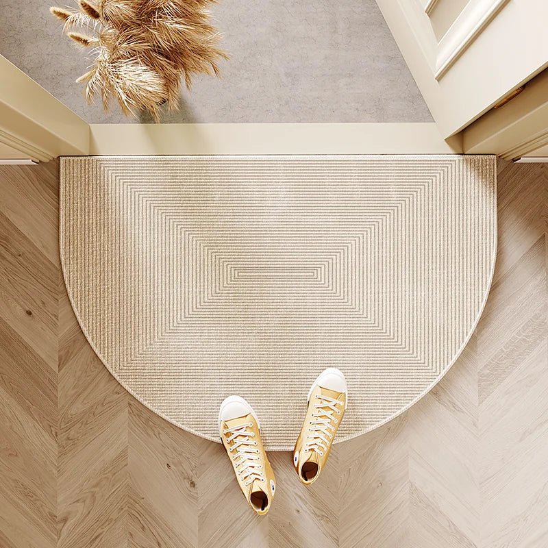 FLEUR: Halfronde Deurmat – Antislip Entreemat - Volsani