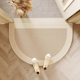 FLEUR: Halfronde Deurmat – Antislip Entreemat - Volsani