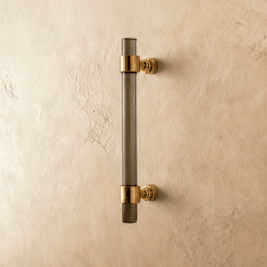 Acrylic Cabinet Knobs & Drawer Pull Bars, Modern Kitchen & Dresser Hardware, Gold Silver & Rose Gold-Tone, Set of 2 in 15 Colors, 2-7.6in