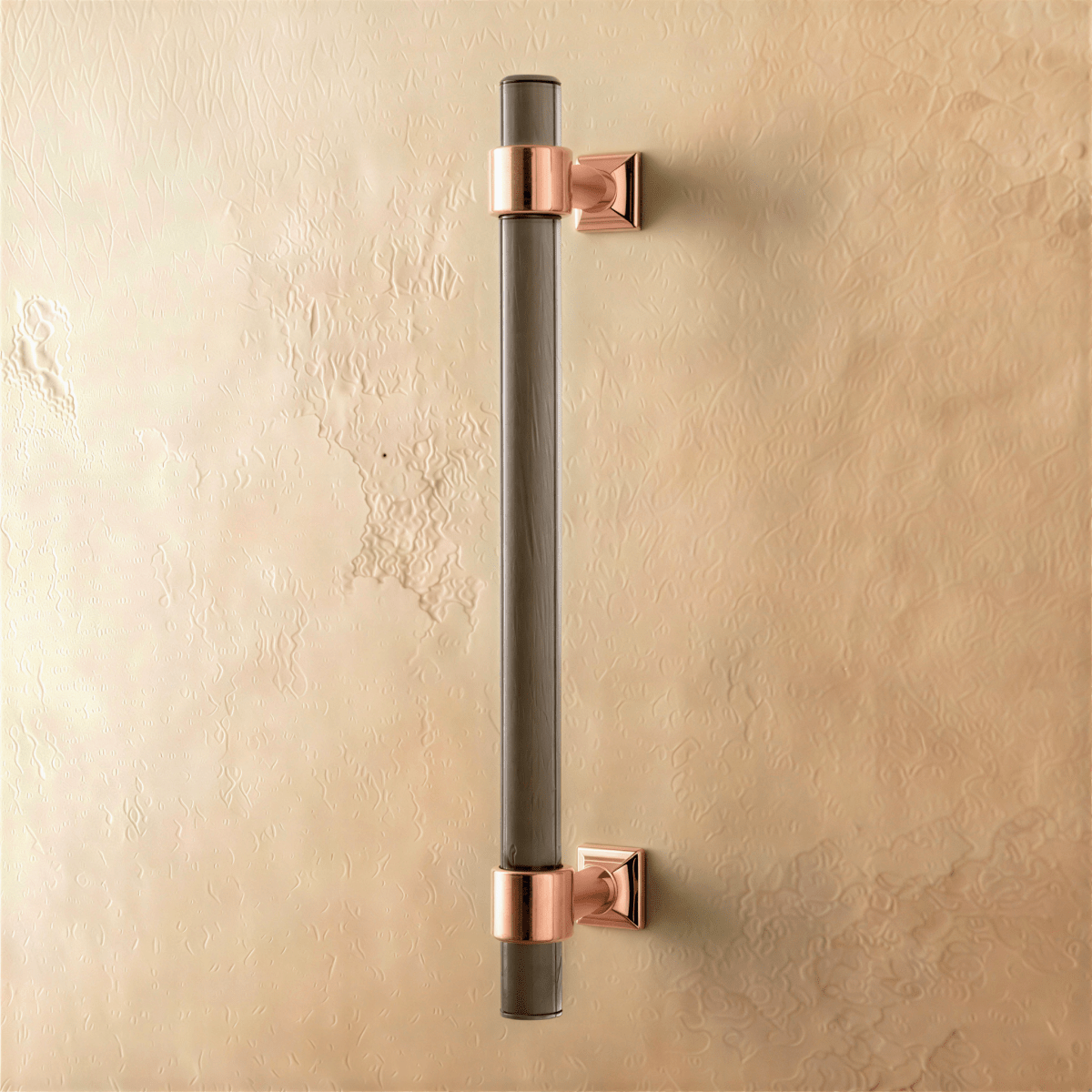 Acrylic Cabinet Knobs & Drawer Pull Bars, Modern Kitchen & Dresser Hardware, Gold Silver & Rose Gold-Tone, Set of 2 in 15 Colors, 2-7.6in