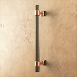 Acrylic Cabinet Knobs & Drawer Pull Bars, Modern Kitchen & Dresser Hardware, Gold Silver & Rose Gold-Tone, Set of 2 in 15 Colors, 2-7.6in