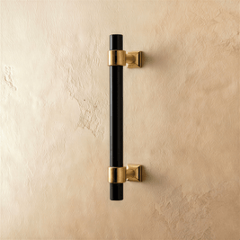 Acrylic Cabinet Knobs & Drawer Pull Bars, Modern Kitchen & Dresser Hardware, Gold Silver & Rose Gold-Tone, Set of 2 in 15 Colors, 2-7.6in