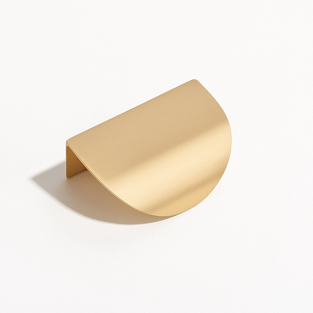 Zinc Alloy Leaf Drawer Pulls, Decorative Kitchen & Bathroom Hardware, Brushed Gold Finish, Set of 2 in 3 Colors, 2.3-4.6in