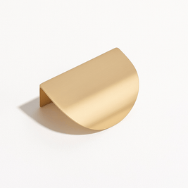 Zinc Alloy Leaf Drawer Pulls, Decorative Kitchen & Bathroom Hardware, Brushed Gold Finish, Set of 2 in 3 Colors, 2.3-4.6in