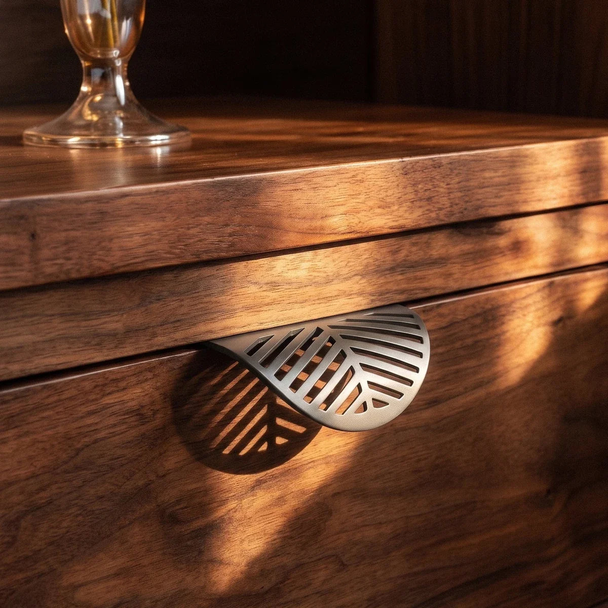 Zinc Alloy Leaf Drawer Pulls, Decorative Kitchen & Bathroom Hardware, Brushed Gold Finish, Set of 2 in 3 Colors, 2.3-4.6in