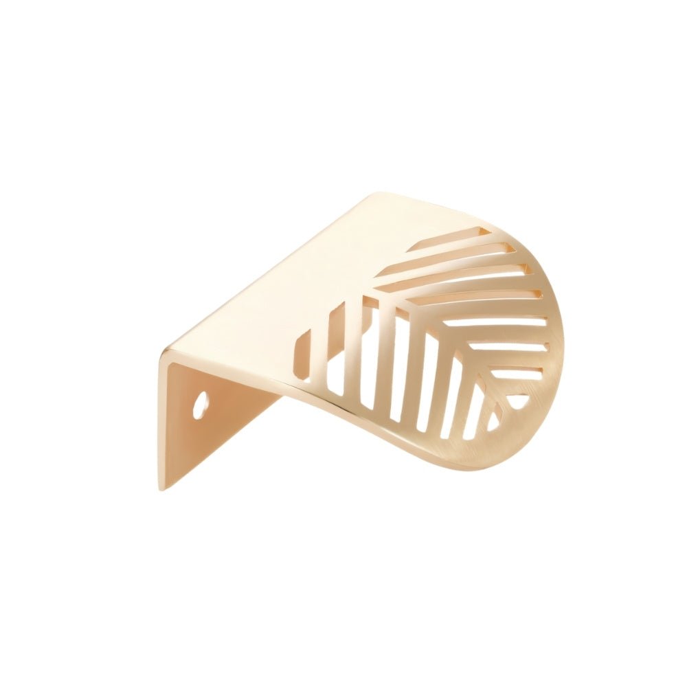 Zinc Alloy Leaf Drawer Pulls, Decorative Kitchen & Bathroom Hardware, Brushed Gold Finish, Set of 2 in 3 Colors, 2.3-4.6in