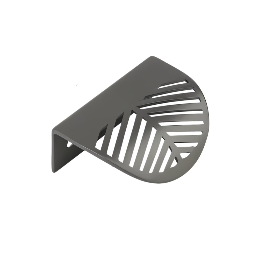 Zinc Alloy Leaf Drawer Pulls, Decorative Kitchen & Bathroom Hardware, Brushed Gold Finish, Set of 2 in 3 Colors, 2.3-4.6in