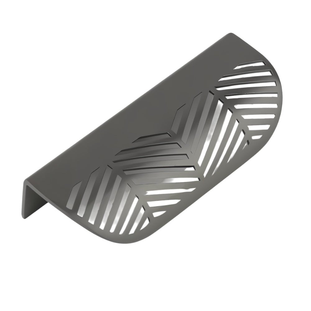 Zinc Alloy Leaf Drawer Pulls, Decorative Kitchen & Bathroom Hardware, Brushed Gold Finish, Set of 2 in 3 Colors, 2.3-4.6in