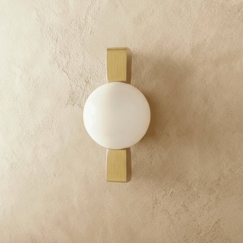 Crystal Ball Cabinet Knobs & Drawer Pulls, Classic Kitchen & Dresser Hardware, Brass with Crystal, Set of 2, 1.2-5in