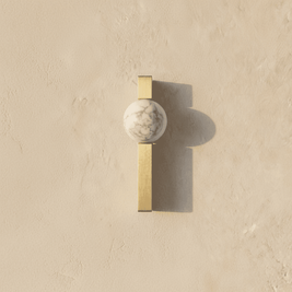 Crystal Ball Cabinet Knobs & Drawer Pulls, Classic Kitchen & Dresser Hardware, Brass with Crystal, Set of 2, 1.2-5in