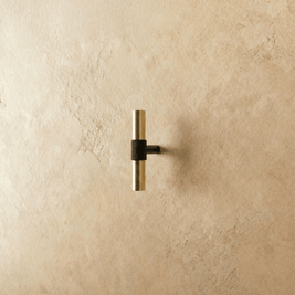 Knurled Brass Cabinet Knobs & Drawer Pulls, Industrial Kitchen & Wardrobe Hardware, Brushed Gold Finish, Set of 2, 2.5-5in