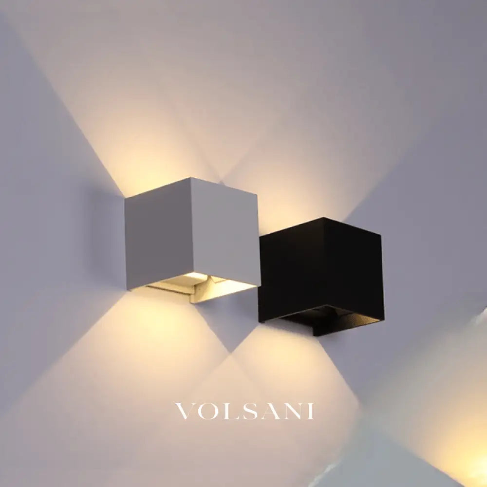 HAKON: Verstelbare Wandlamp Buiten (Vierkant) - Volsani