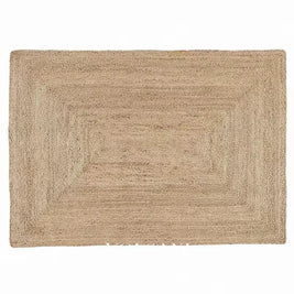 Hand Braided Jute Rug in Round & Rectangular Natural Fiber Living & Dining Room Rug Hand Washable 11 Sizes 35-130in