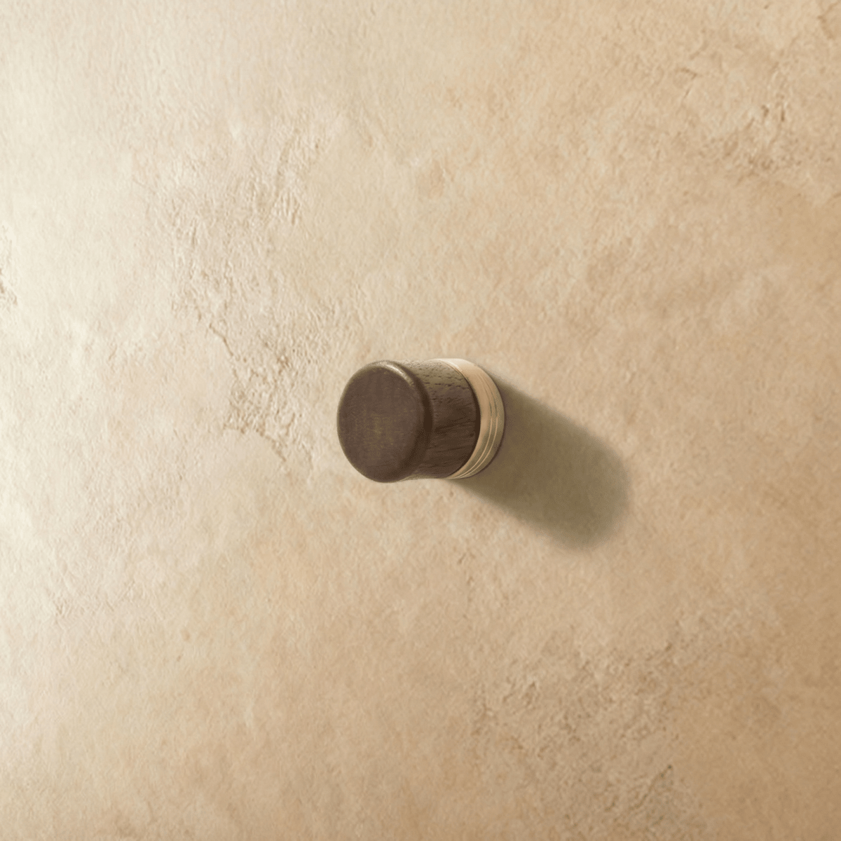 Wood Cabinet Knobs & Pull Bars, Modern Kitchen & Wardrobe Cabinet Hardware, Gold-Tone Brackets, Set of 2 in Oak & Walnut, 1.1-12.5in