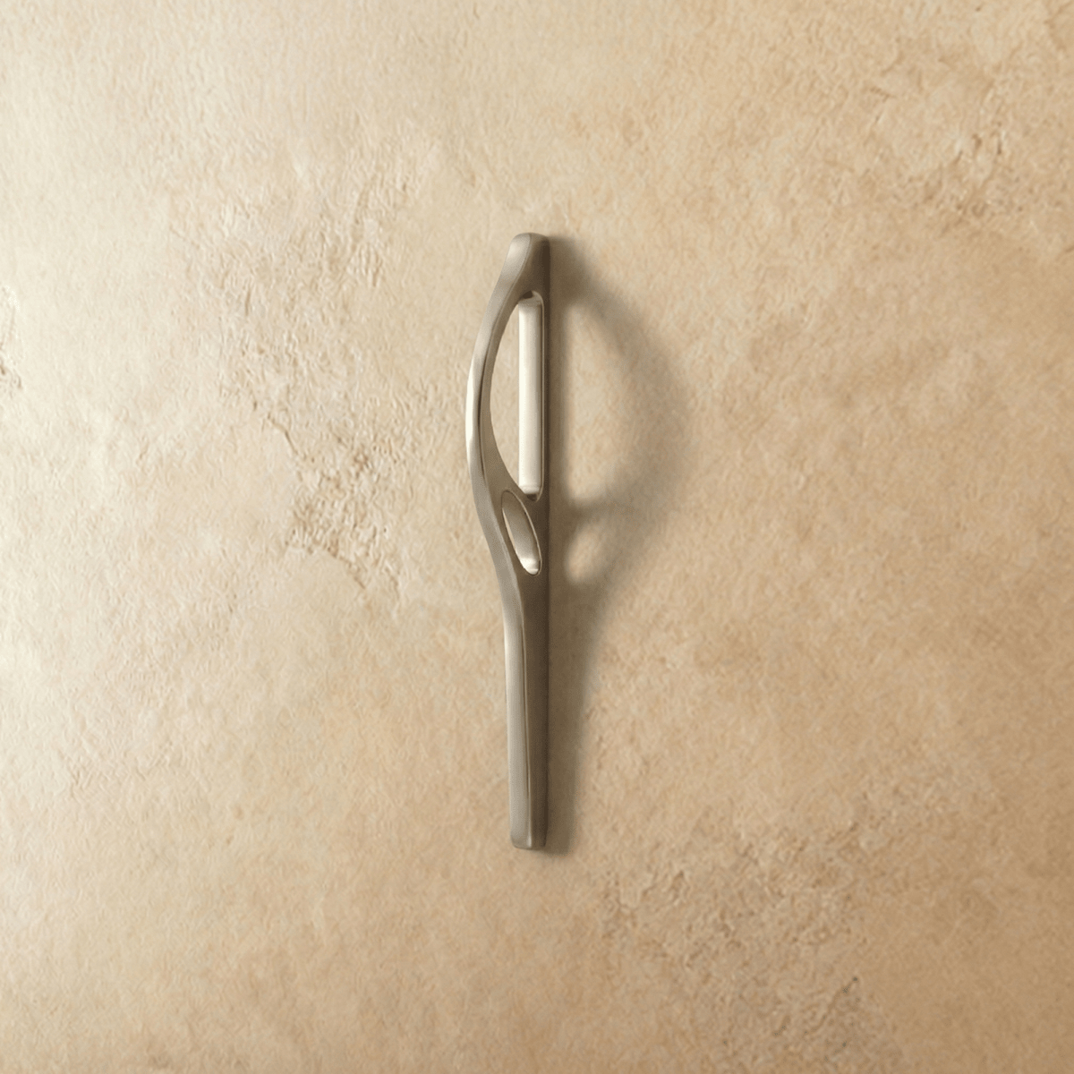 Zinc Alloy Drawer Pull Bars, Modern Kitchen & Wardrobe Cabinet Hardware, Smooth Curved Finish, Set of 2 in 4 Colors, 3.7-5in