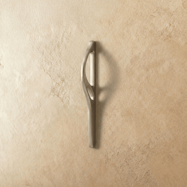 Zinc Alloy Drawer Pull Bars, Modern Kitchen & Wardrobe Cabinet Hardware, Smooth Curved Finish, Set of 2 in 4 Colors, 3.7-5in