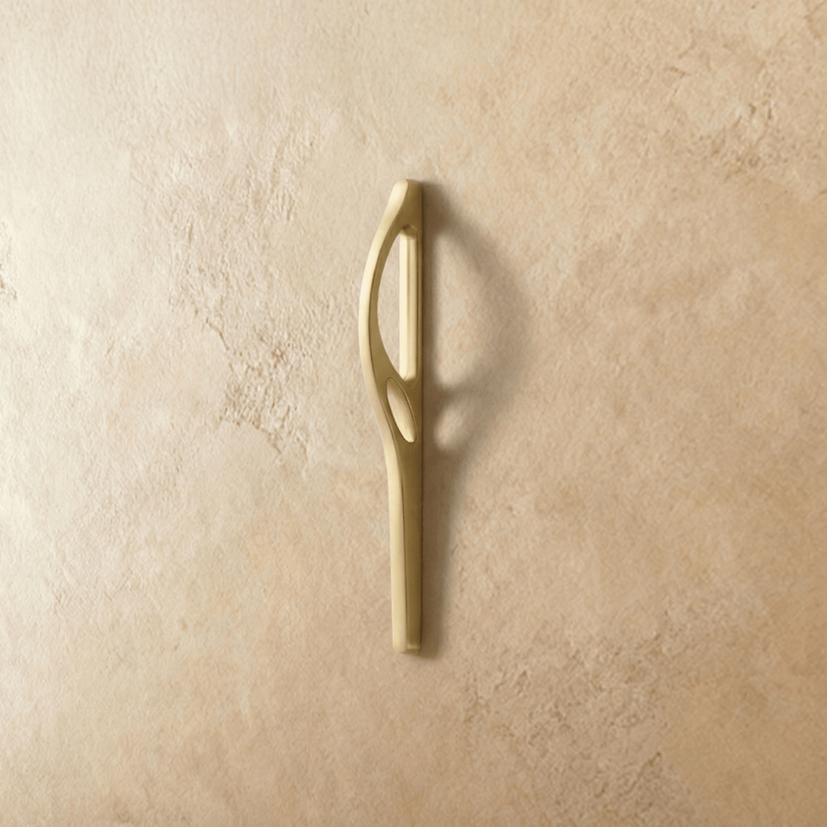 Zinc Alloy Drawer Pull Bars, Modern Kitchen & Wardrobe Cabinet Hardware, Smooth Curved Finish, Set of 2 in 4 Colors, 3.7-5in