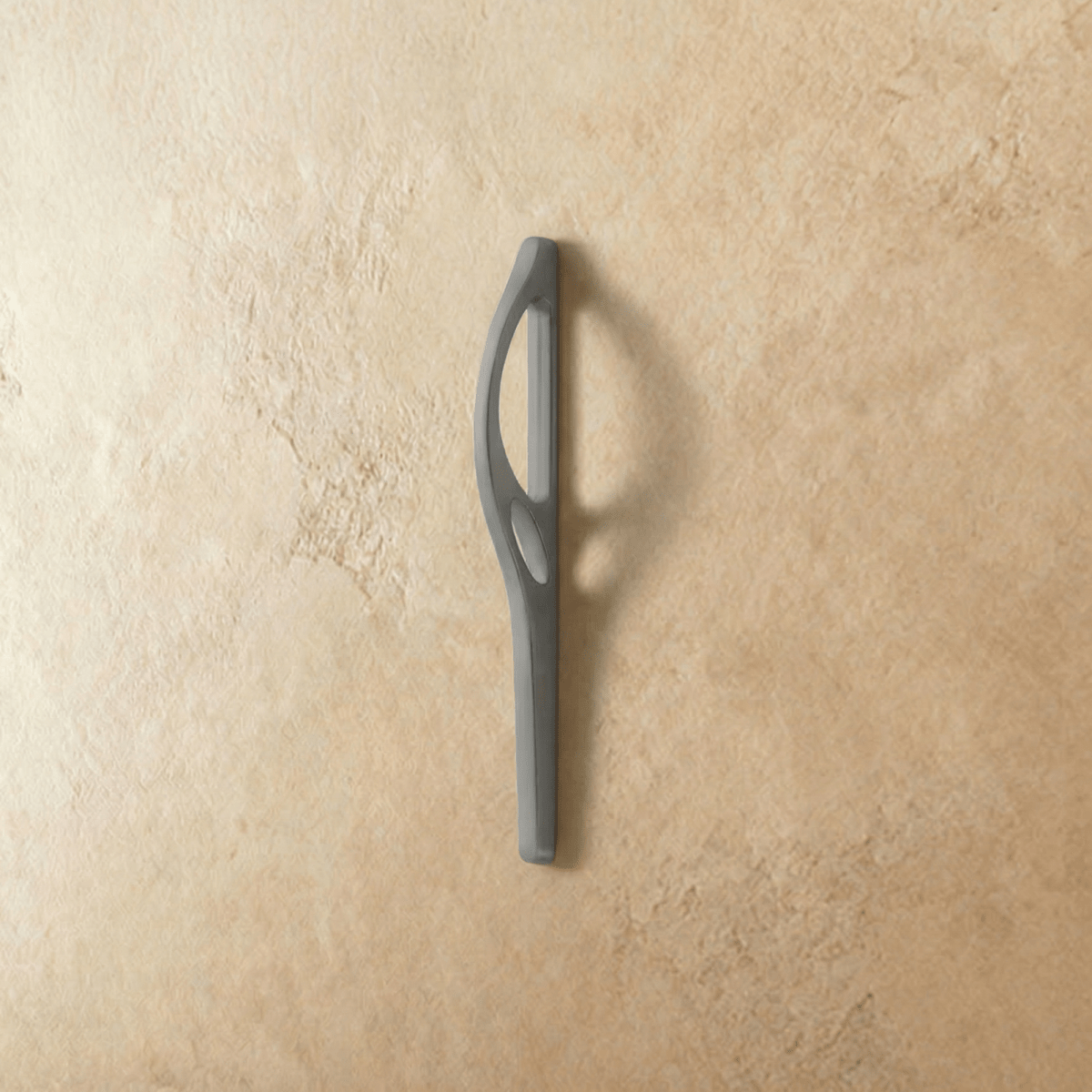 Zinc Alloy Drawer Pull Bars, Modern Kitchen & Wardrobe Cabinet Hardware, Smooth Curved Finish, Set of 2 in 4 Colors, 3.7-5in