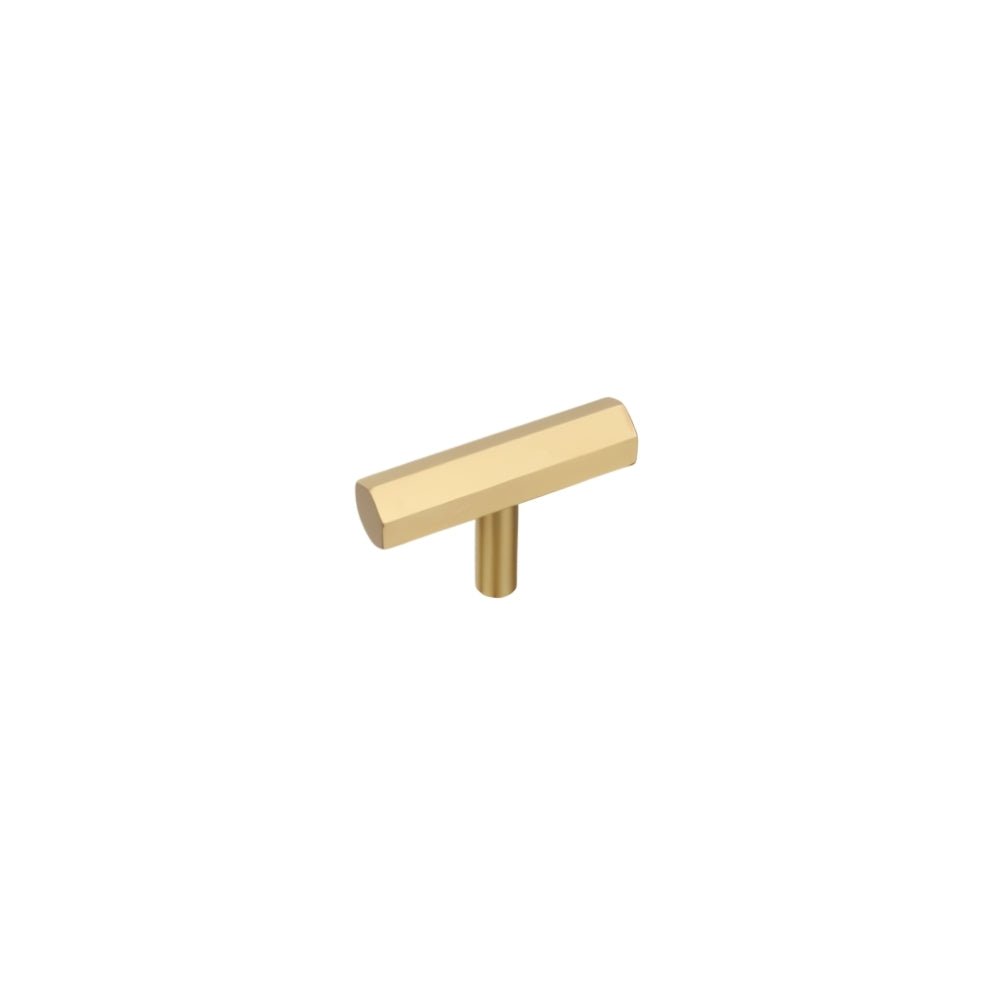 Brass Cabinet Knobs & Drawer Pulls, Minimalist Kitchen & Bathroom Hardware, Rectangular Bar Profile, Set of 2, 1.1-16.3in